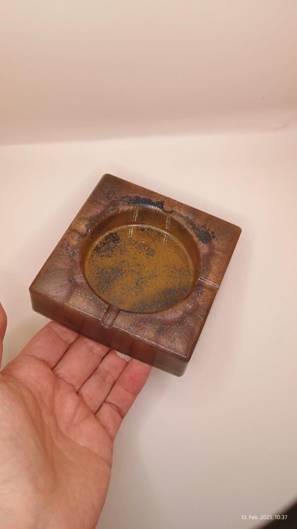 Aschenbecher Unikat - 4 Eck – Bild 5