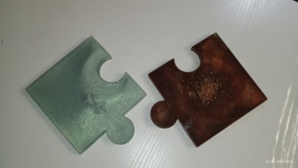 Puzzle Untersetzer 4er Set - Unikat – Bild 6