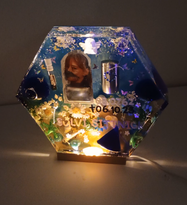Foto Unikat GROSS Hexagon - LED – Bild 3