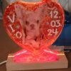 Kleine Foto Herz LED Lampe - Unikat