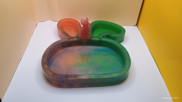 Osterkörbchen Oval Hase - Unikat – Bild 10