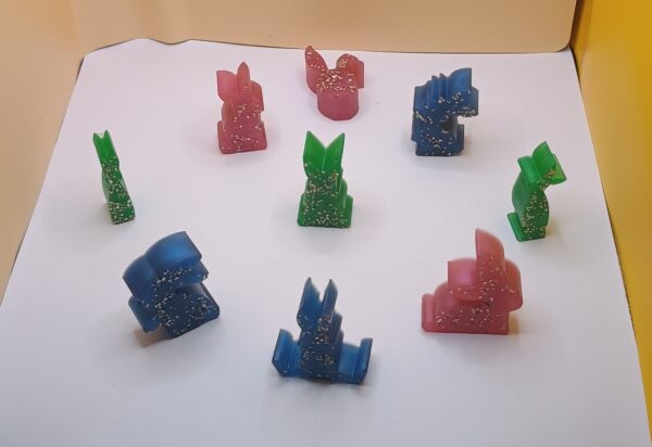 Osterhasen Mini Deko - Unikat – Bild 2