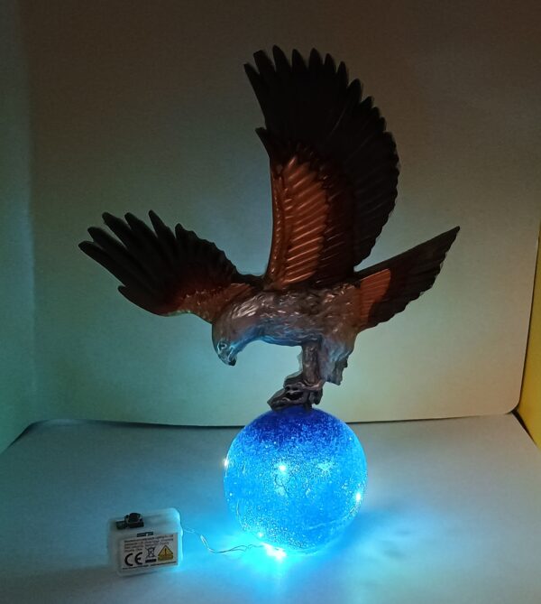 Adler mit Kugel - Unikat - LED