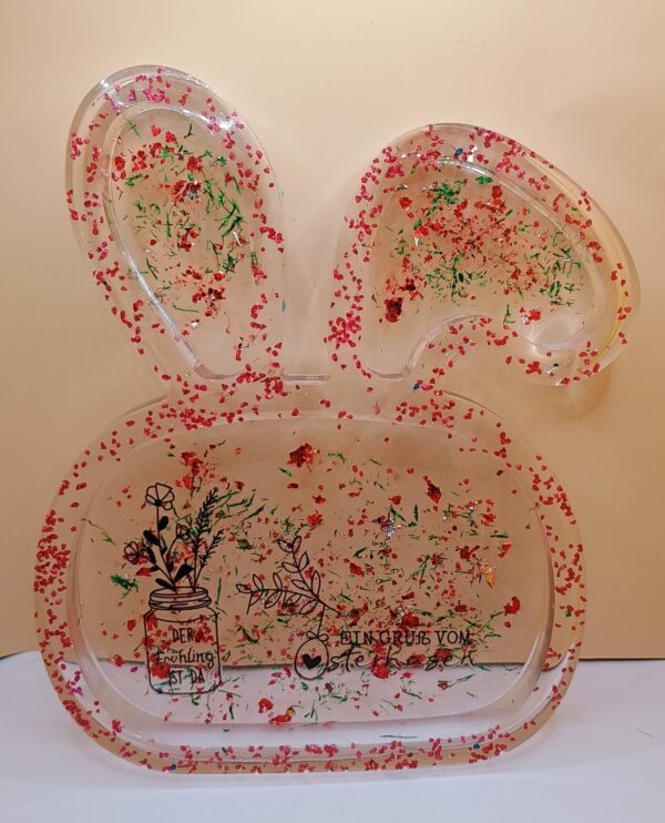 Osterkörbchen Oval Hase - Unikat – Bild 15