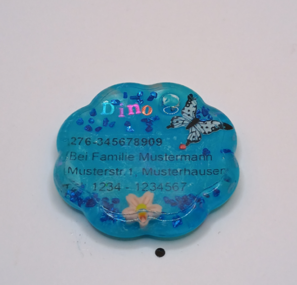 Tiermarke - Blume 2 - Unikat – Bild 3