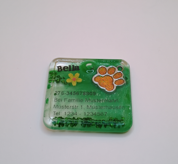 Tiermarke - Quadrat - Unikat – Bild 5