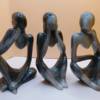3 Human Skulpturen Set - Unikat – Bild 2