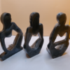 3 Human Skulpturen Set - Unikat – Bild 5