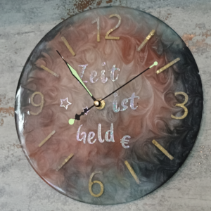 Wanduhr - Unikat - Rund
