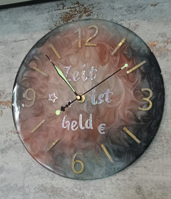 Wanduhr - Unikat - Rund