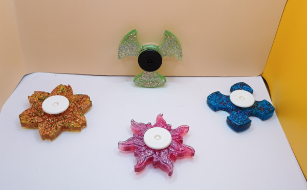 Finger Spinner 4er Set - Unikat – Bild 2