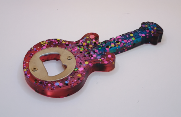 Flaschenöffner Gitarre - Unikat – Bild 2