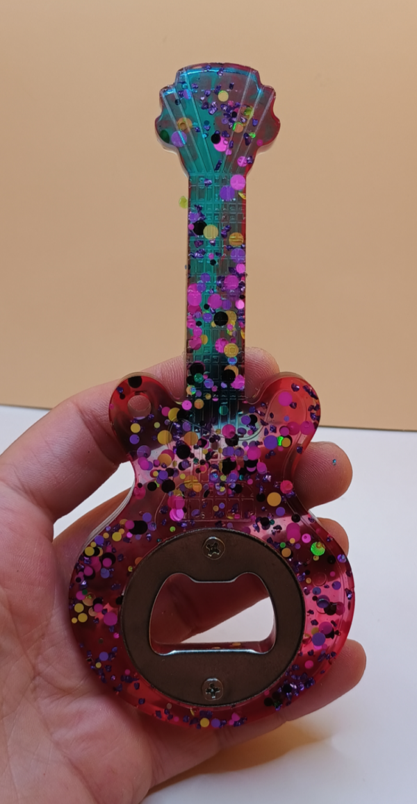 Flaschenöffner Gitarre - Unikat – Bild 3