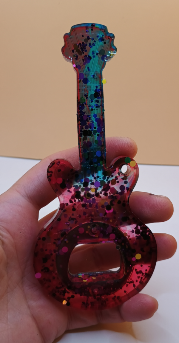 Flaschenöffner Gitarre - Unikat – Bild 4
