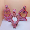 3 Human Skulpturen Set - Unikat