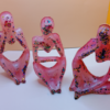 3 Human Skulpturen Set - Unikat – Bild 6