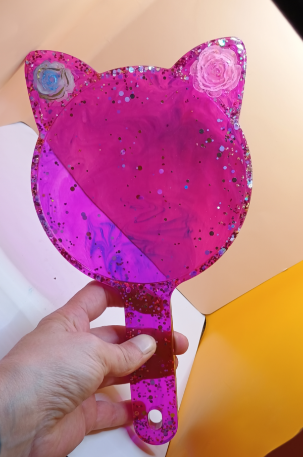 Hand Spiegel - Unikat – Bild 9