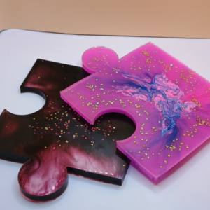 Puzzle Untersetzer 4er Set - Unikat