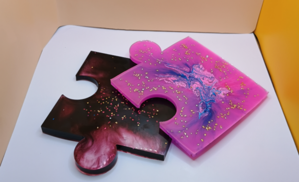Puzzle Untersetzer 4er Set - Unikat
