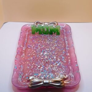 Muttertag Tablett Mom - Unikat
