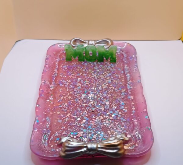 Muttertag Tablett Mom - Unikat