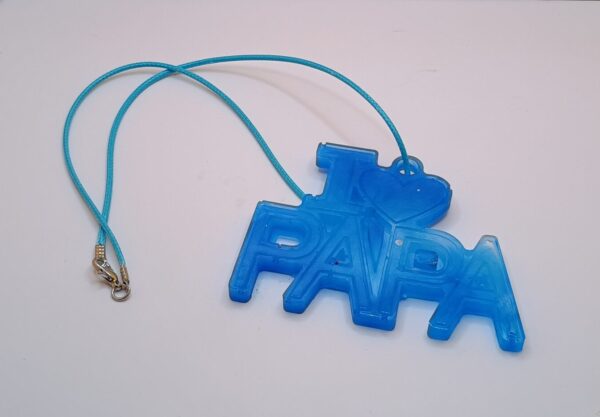 Schmuck Kette I love Papa - Unikat