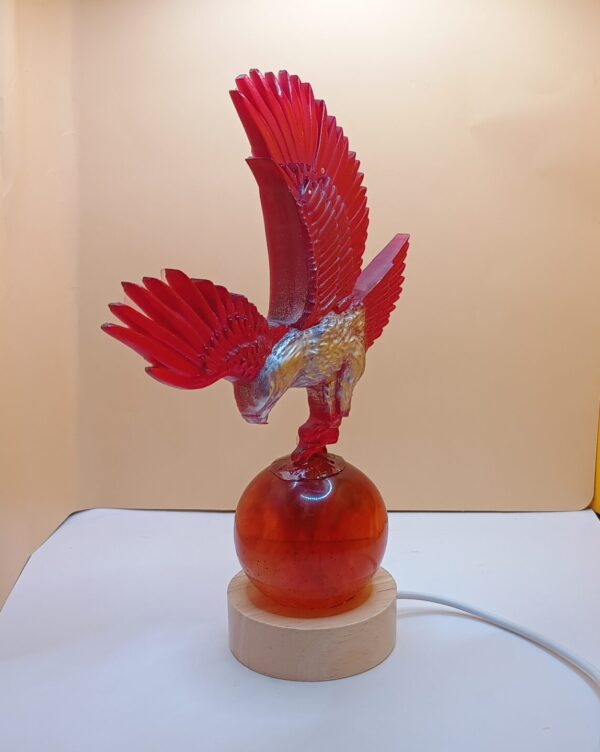 Adler mit Kugel - Unikat - LED – Bild 5