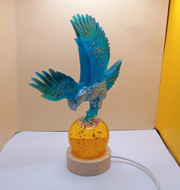 Adler mit Kugel - Unikat - LED – Bild 10