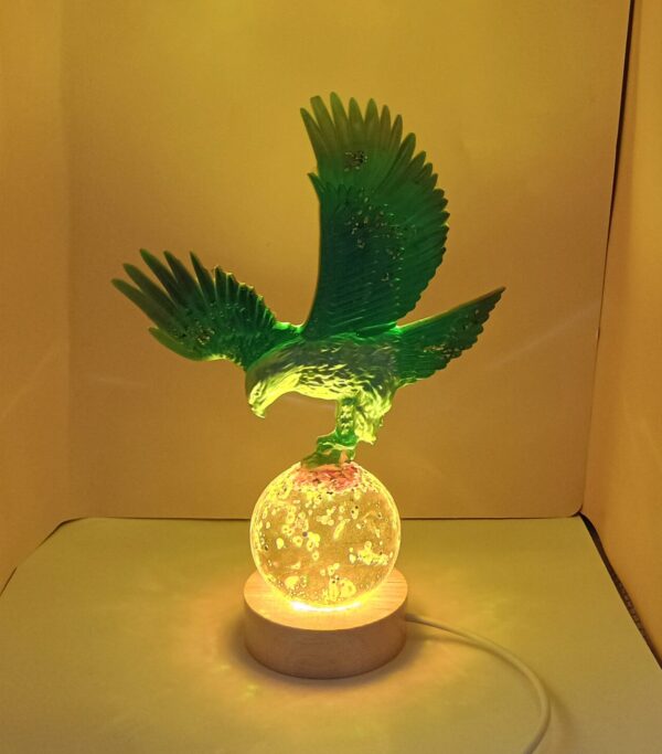 Adler mit Kugel - Unikat - LED – Bild 7