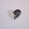 Schmuck Kette - 2 halbe Love Herzen - Unikat – Bild 3