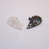 Schmuck Kette - 2 halbe Love Herzen - Unikat – Bild 6
