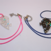 Schmuck Kette - 2 halbe Love Herzen - Unikat – Bild 2