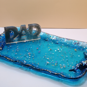 Vatertag Tablett Dad - Unikat