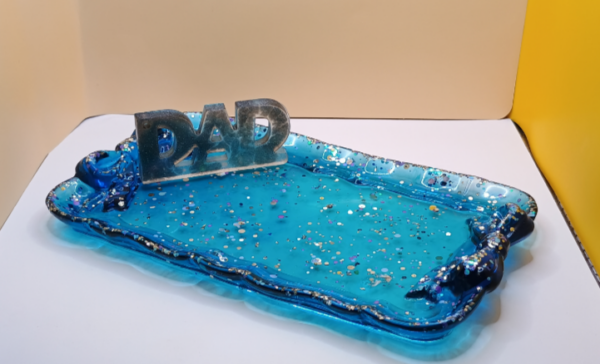 Vatertag Tablett Dad - Unikat